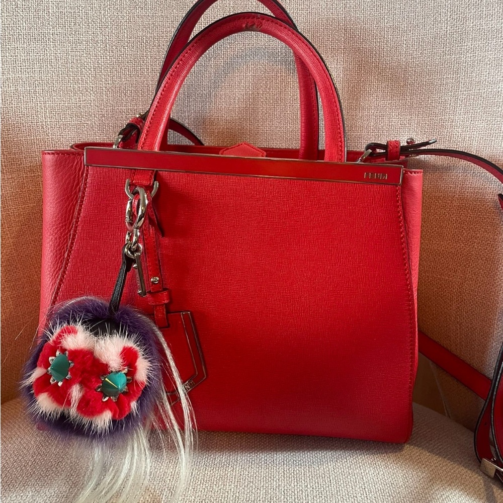 Red Designer Handbag